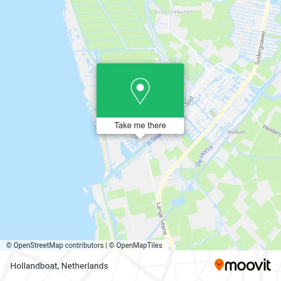 Hollandboat map