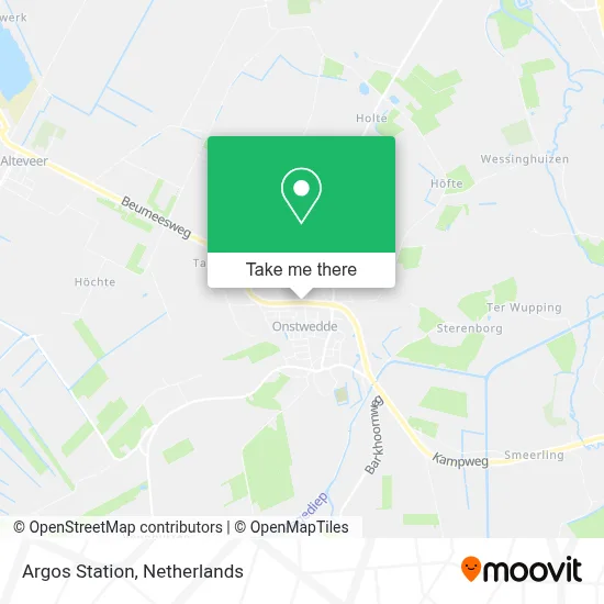 Argos Station map
