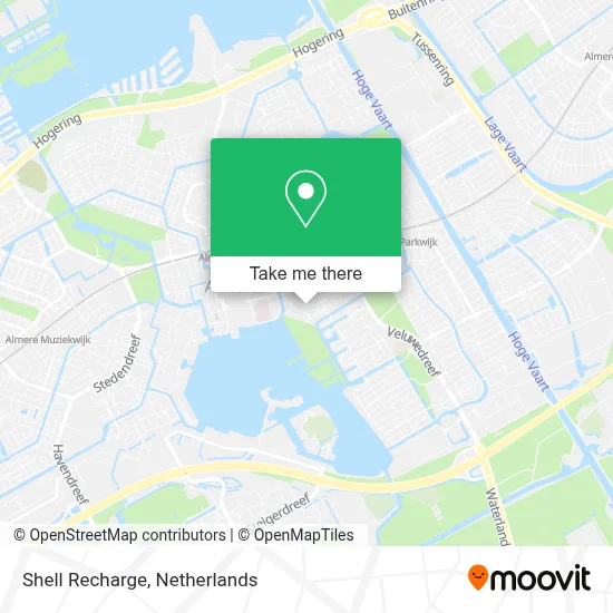 Shell Recharge map