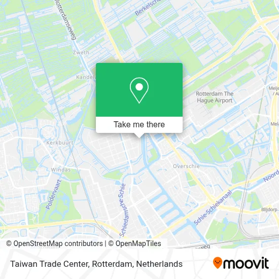 Taiwan Trade Center, Rotterdam map