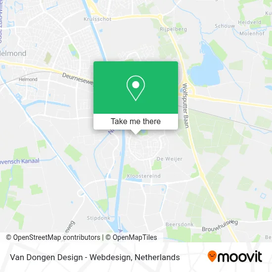 Van Dongen Design - Webdesign map