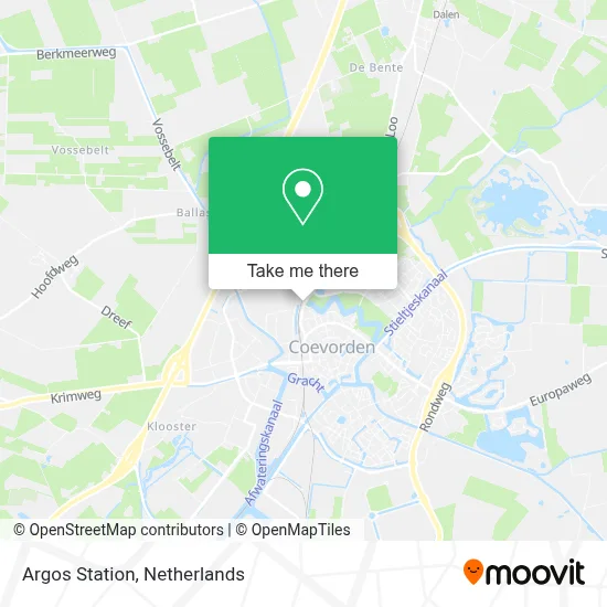 Argos Station map