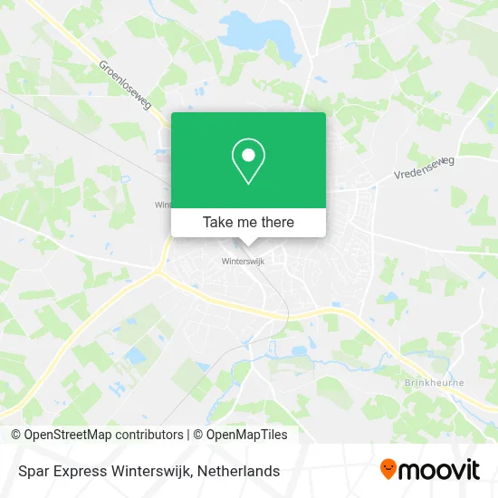 Spar Express Winterswijk map