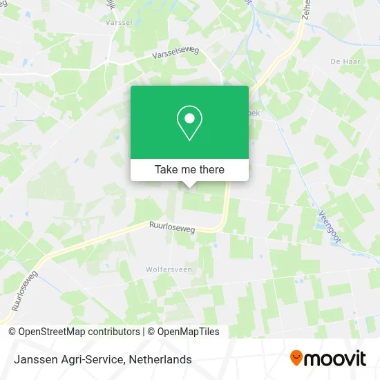 Janssen Agri-Service map