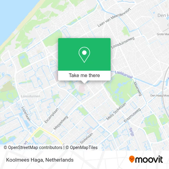 Koolmees Haga map