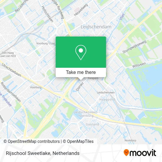 Rijschool Sweetlake map