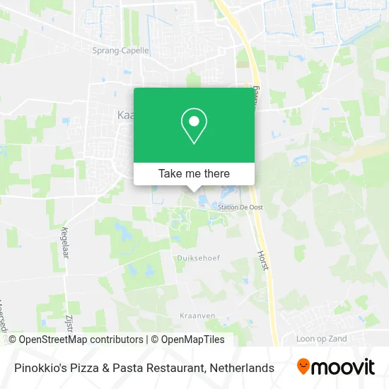 Pinokkio's Pizza & Pasta Restaurant map