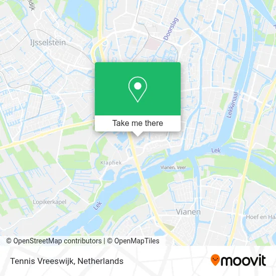 Tennis Vreeswijk map