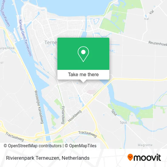 Rivierenpark Terneuzen map