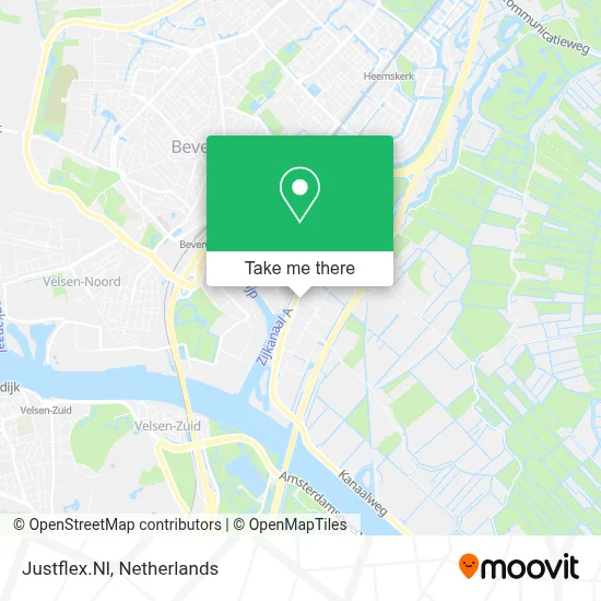 Justflex.Nl map