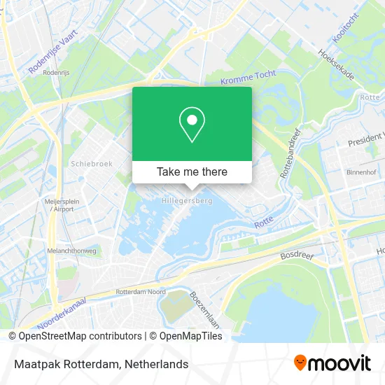 Maatpak Rotterdam map