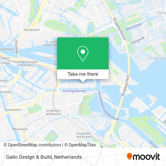 Gallo Design & Build map
