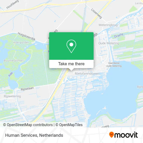 Human Services map