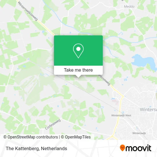 De Kattenberg map