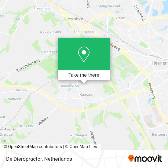 De Dieropractor map