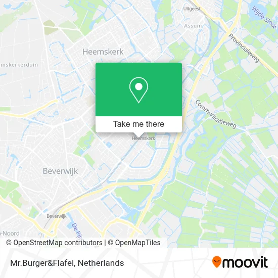 Mr.Burger&Flafel map