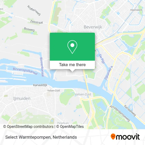 Select Warmtepompen map