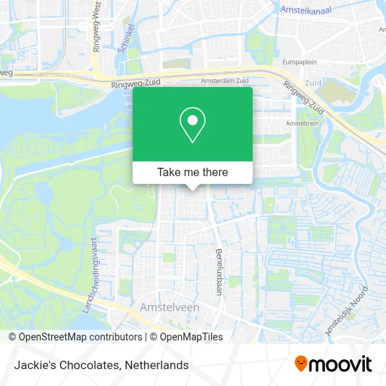 Jackie's Chocolates map