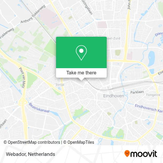 Webador map