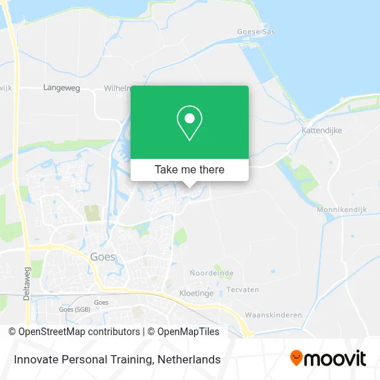 Innovate Personal Training map