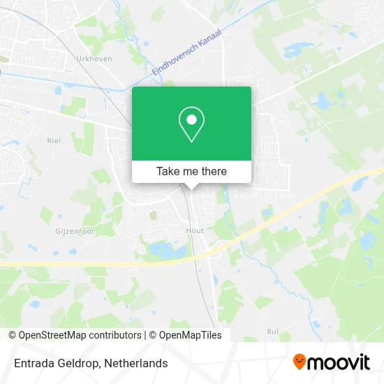 Entrada Geldrop map