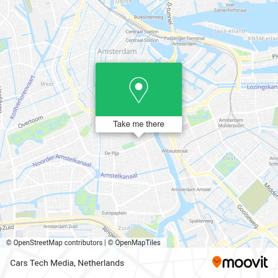 Cars Tech Media map