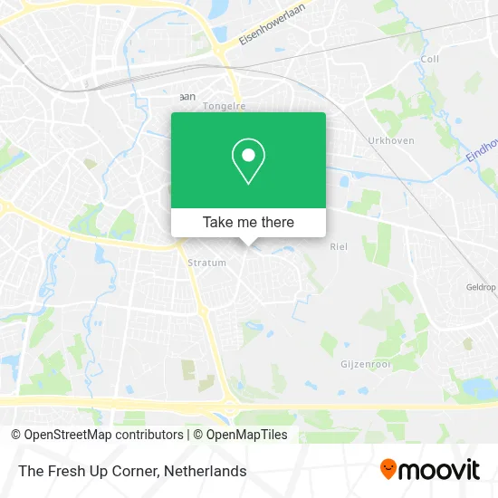 The Fresh Up Corner map