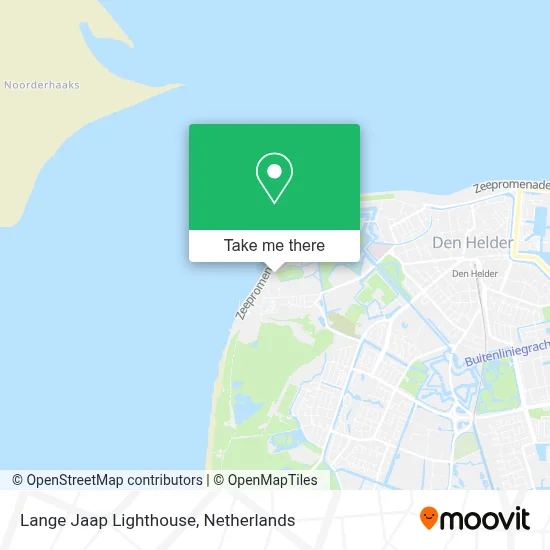 Lange Jaap Lighthouse map