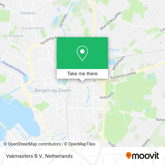 Vakmasters B.V. map