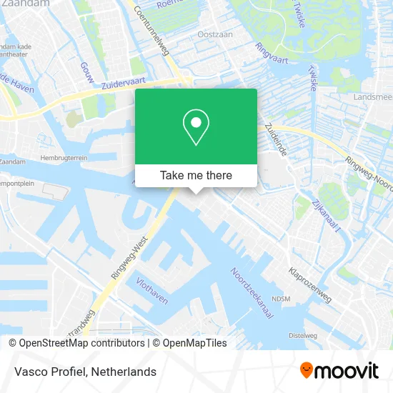 Vasco Profiel map