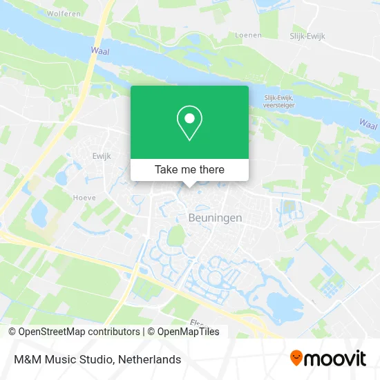 M&M Music Studio map