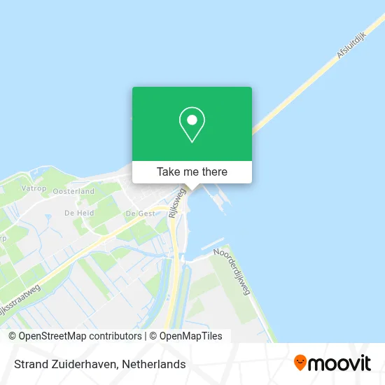 Strand Zuiderhaven map
