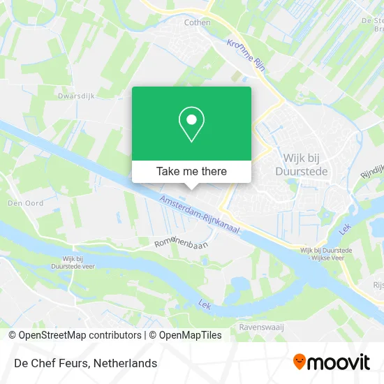 De Chef Feurs map