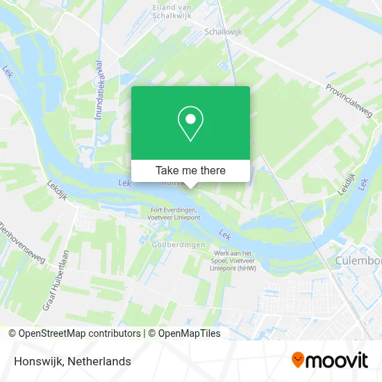 Honswijk map
