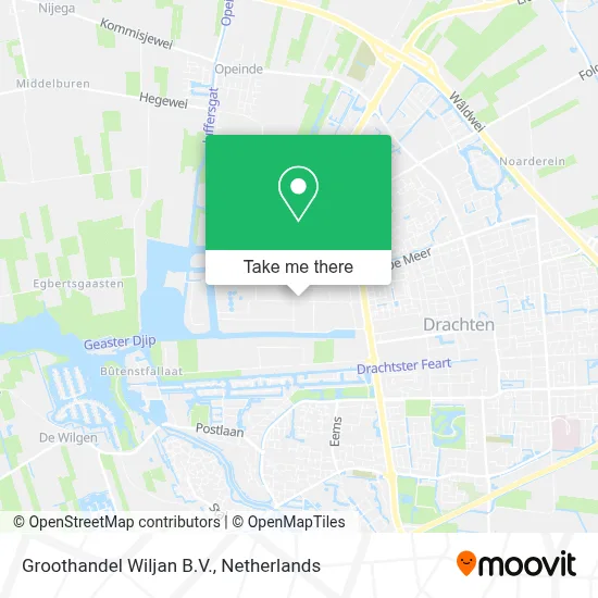 Groothandel Wiljan B.V. map
