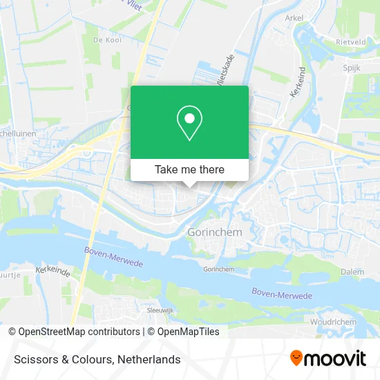 Scissors & Colours map
