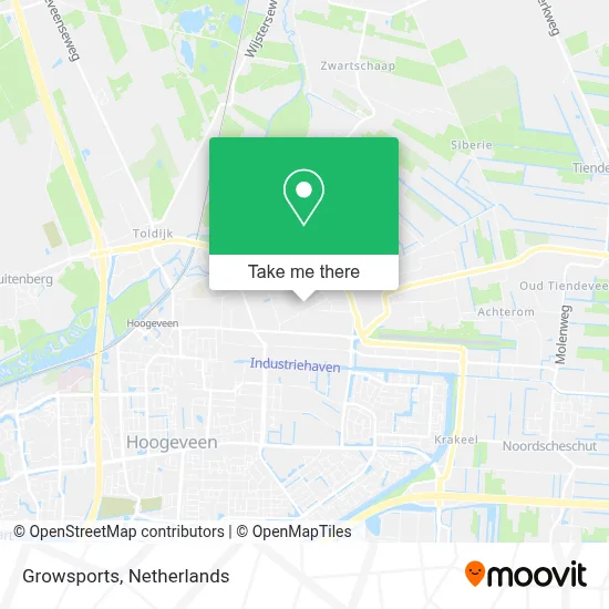 Growsports map