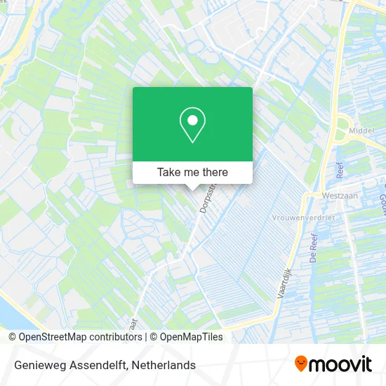 Genieweg Assendelft map