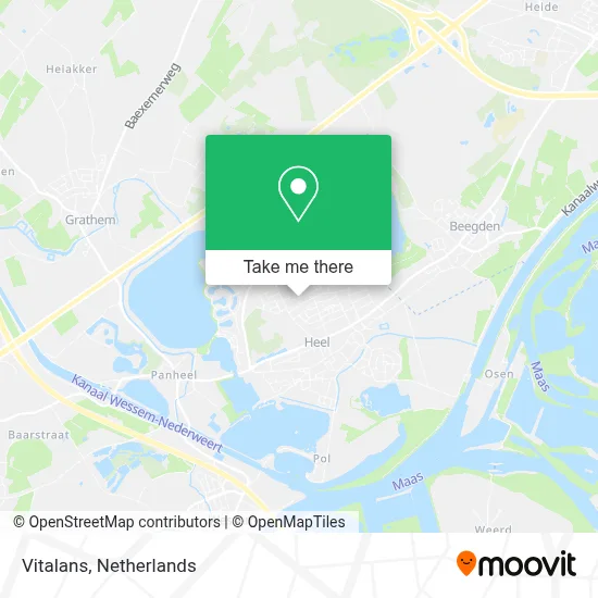 Vitalans map