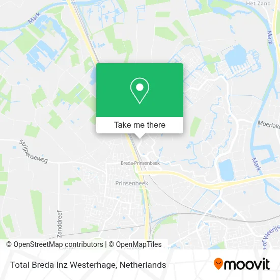 Total Breda Inz Westerhage map
