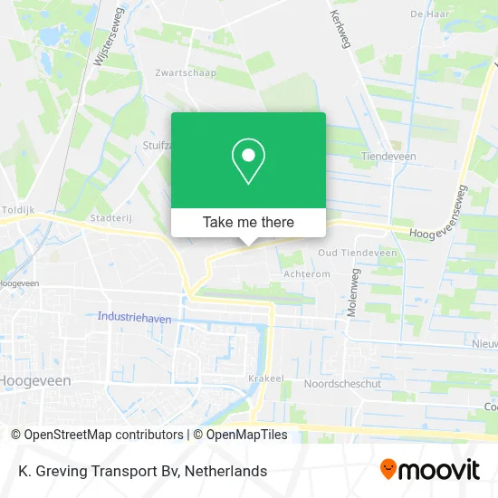 K. Greving Transport Bv map