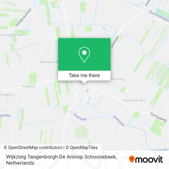 Wijkzorg Tangenborgh De Anloop Schoonebeek map