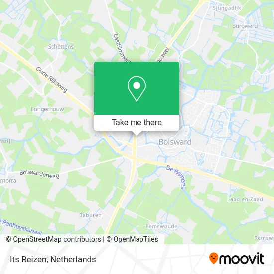 Its Reizen map
