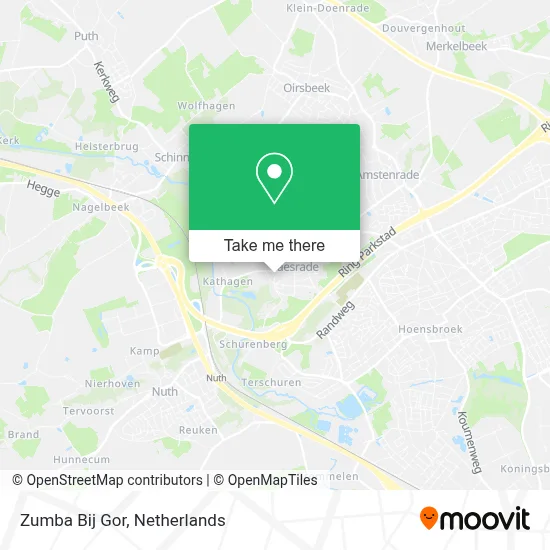 Zumba Bij Gor map