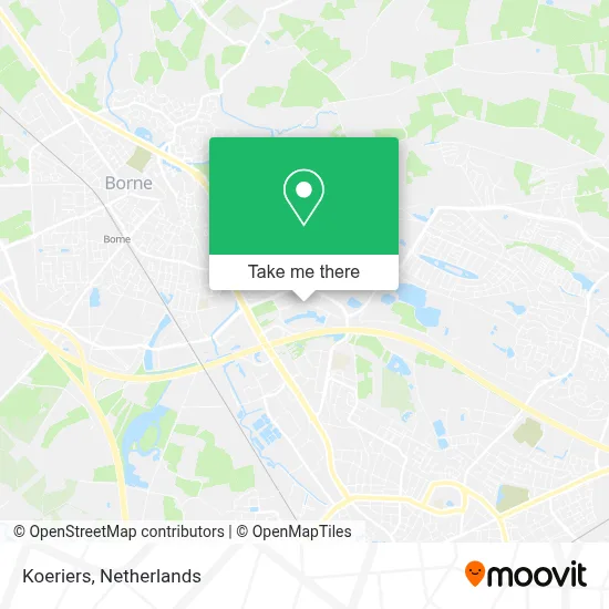 Koeriers map