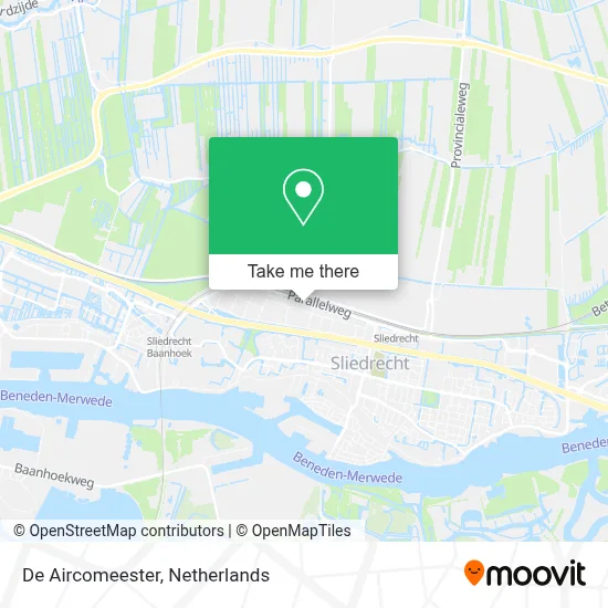 De Aircomeester map