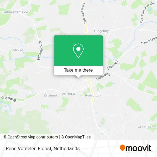 Rene Vorselen Florist map