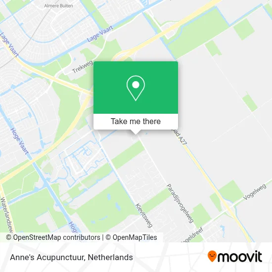 Anne's Acupunctuur map