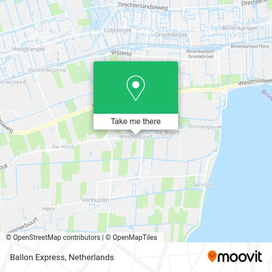Ballon Express map