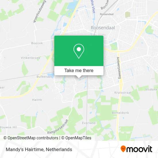 Mandy's Hairtime map